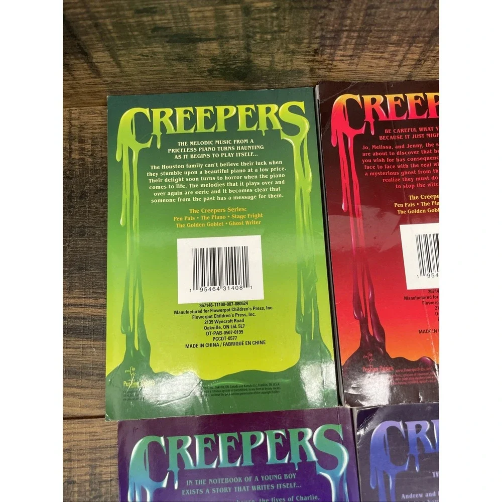 Strange Things are Happening in Creepers Young Horror Book Lot - 9 Edgar J Hyde